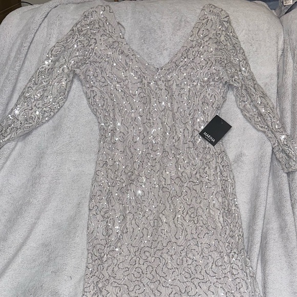 PROM 💃 Floor Length Sparkle Gown - Picture 2 of 4